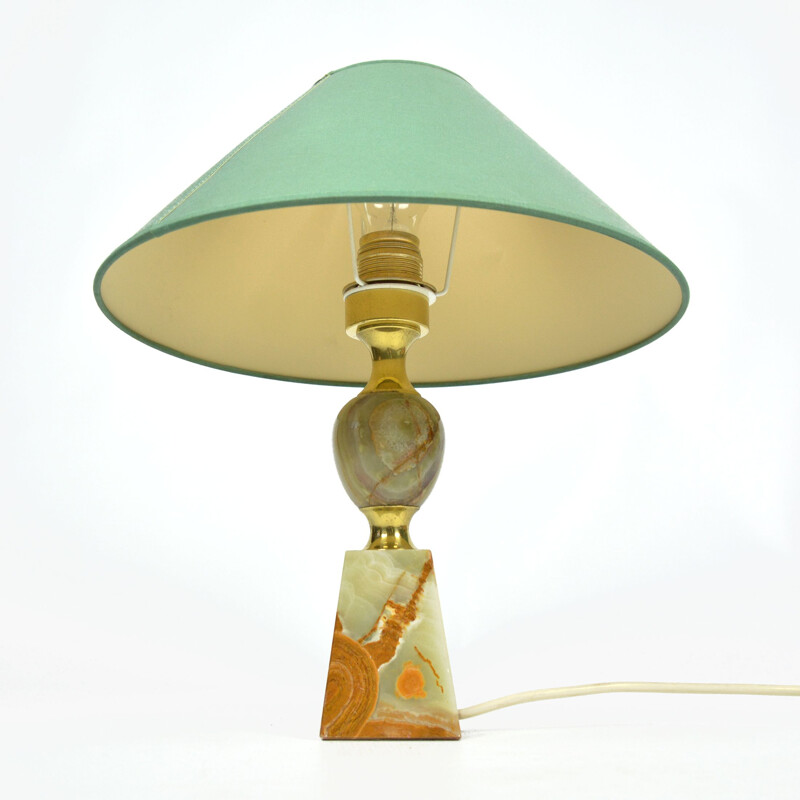 Vintage Alabaster table lamp, Italy 1950s