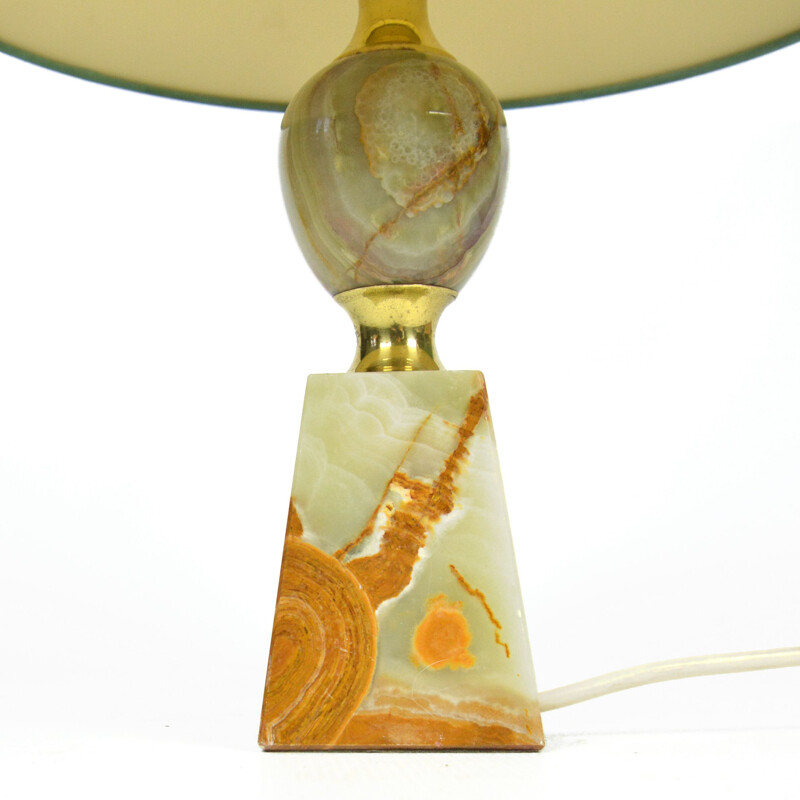 Vintage Alabaster table lamp, Italy 1950s