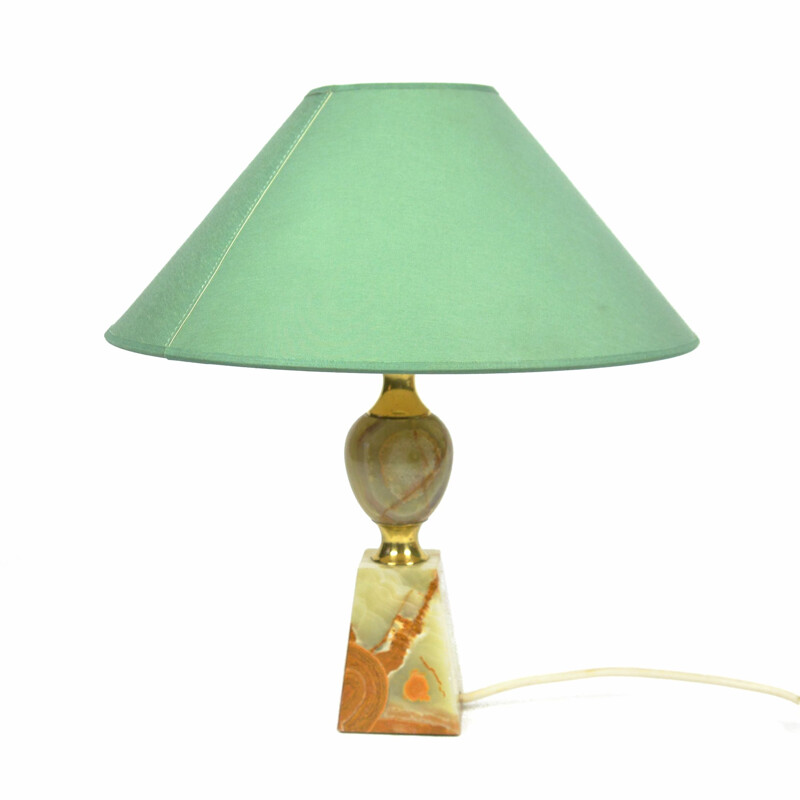 Vintage Alabaster table lamp, Italy 1950s