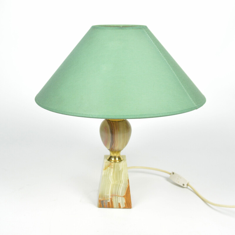 Vintage Alabaster table lamp, Italy 1950s