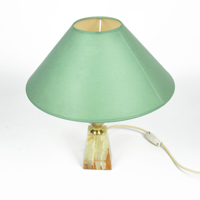 Vintage Alabaster table lamp, Italy 1950s