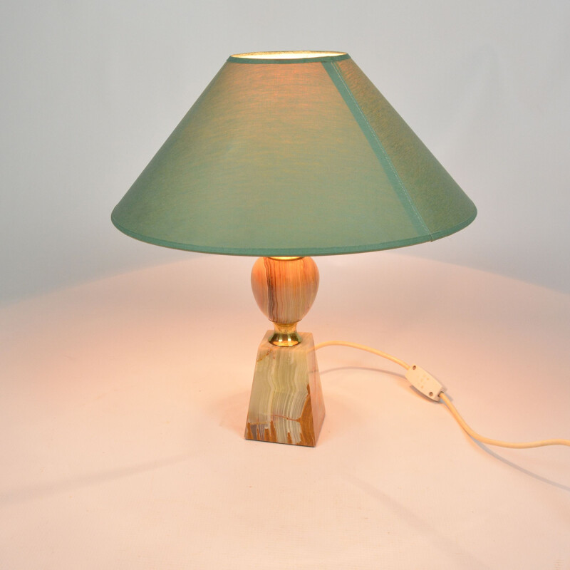 Vintage Alabaster table lamp, Italy 1950s