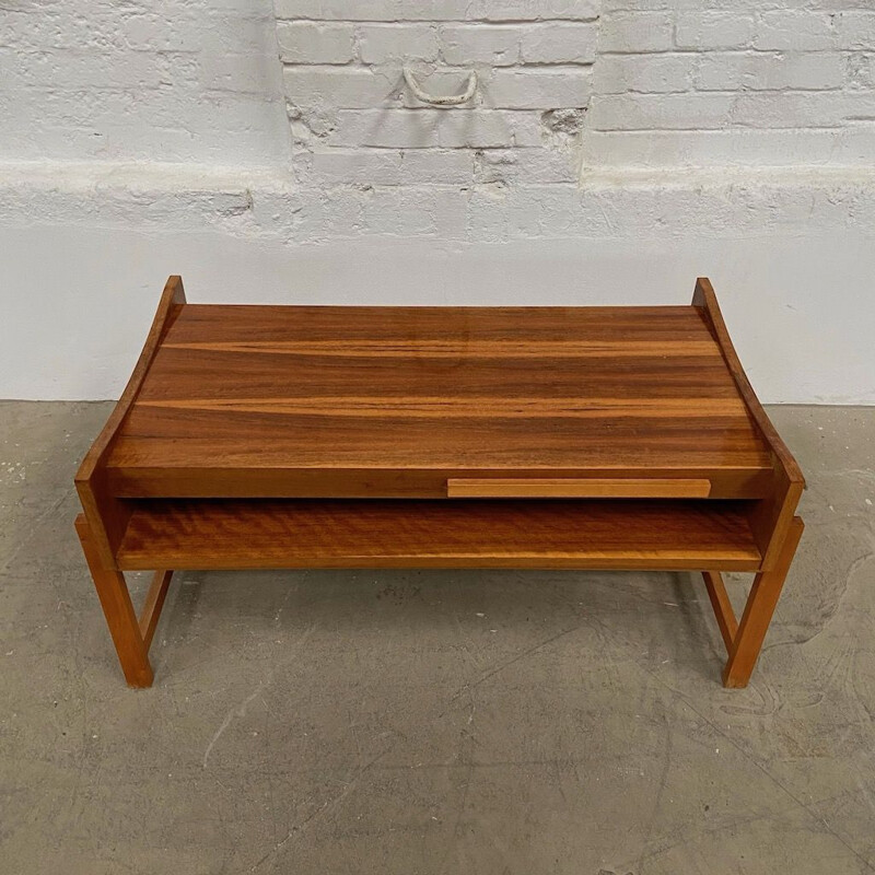 Table basse vintage pliante, République Tchèque 1960