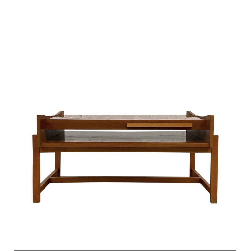 Table basse vintage pliante, République Tchèque 1960