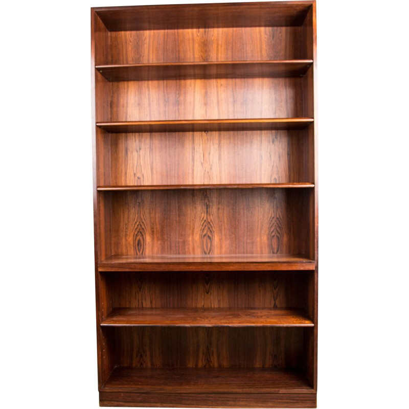 Large vintage Rio rosewood shelving unit by Borge Mogensen for Soborg Mobelfabrik, Danish 1960s