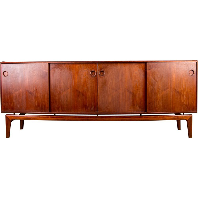 Vintage teak sideboard by Arne Hovmand-Olsen for Mogens Kold, Danish 1960s