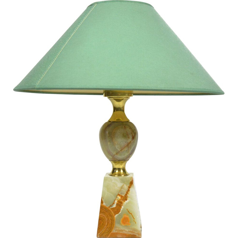 Lampe de table vintage en albâtre, Italie 1950