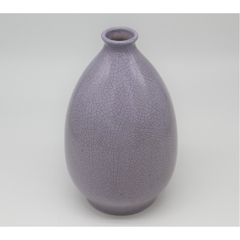 Vaso de cerâmica Vintage, Bélgica 1960