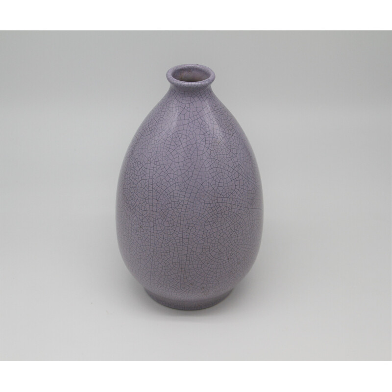 Vaso de cerâmica Vintage, Bélgica 1960