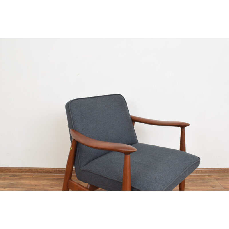 Fauteuil vintage par J. Kędziorek, Pologne 1960