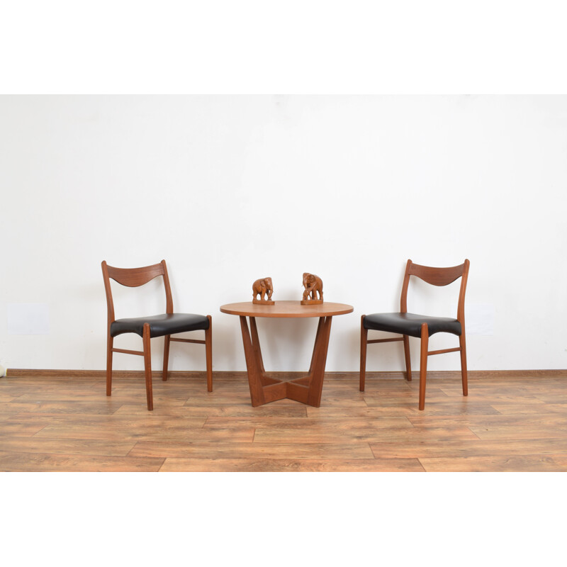 Set of 4 vintage Teak Dining Chairs by Arne Wahl Iversen & Glyngore Stolefabrik, Danish 1960s