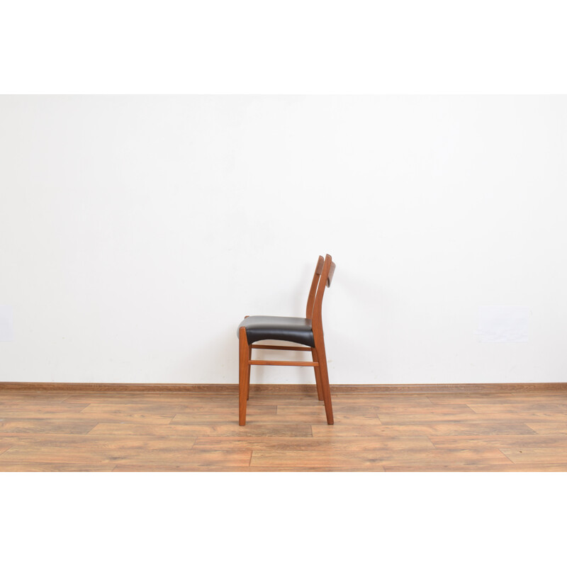 Set of 4 vintage Teak Dining Chairs by Arne Wahl Iversen & Glyngore Stolefabrik, Danish 1960s