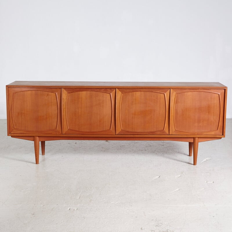 Vintage teak enfilade by Rolf Rastad and Adolf Relling for Gustav Bahus, Norway 1960.