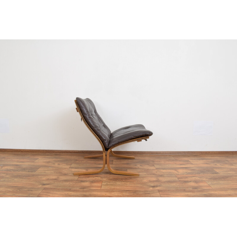 Fauteuil lounge vintage par Ingmar Relling pour Westnofa, Norvège 1970