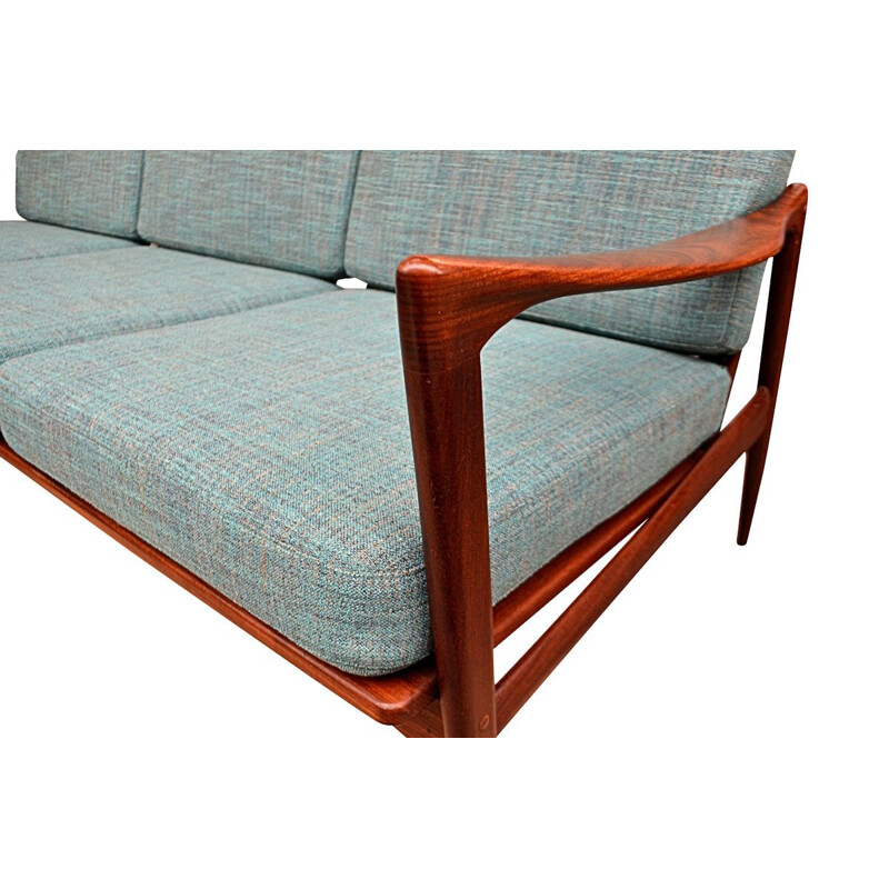 Vintage-Teakholzsofa "Kandidaten" von Ib Kofod-Larsen, Schweden 1950