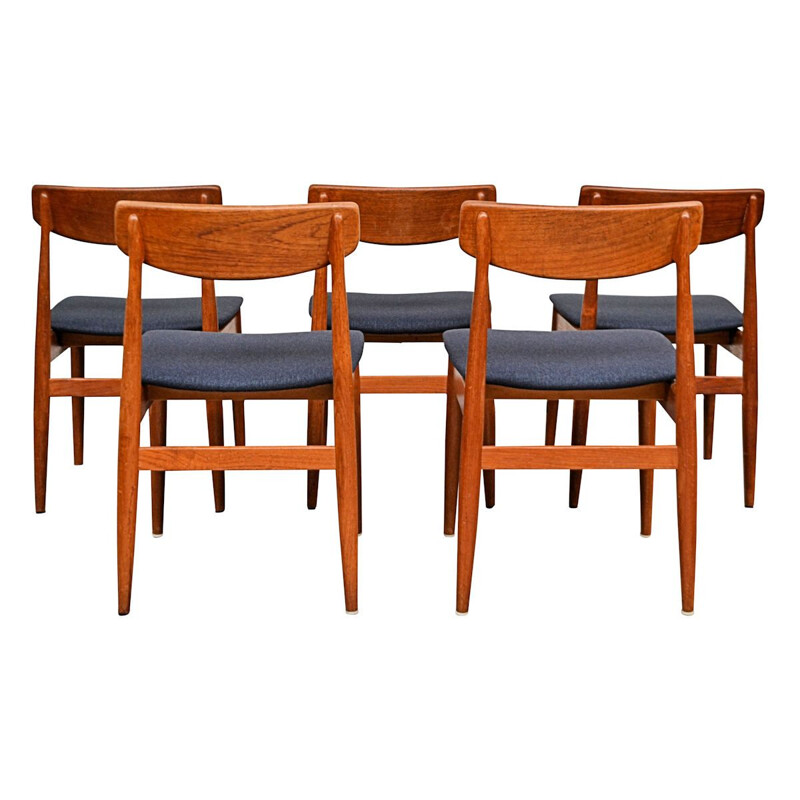 Vintage Modell teak dining chairs by Casala