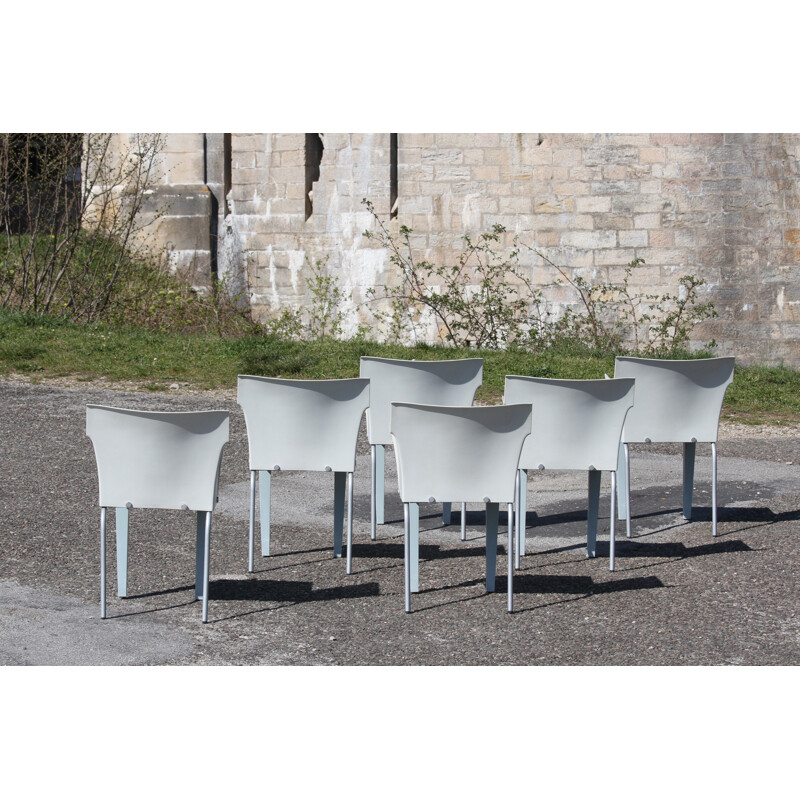 Set of 6 vintage armchairs model Superglob by Philippe Starck 1995s