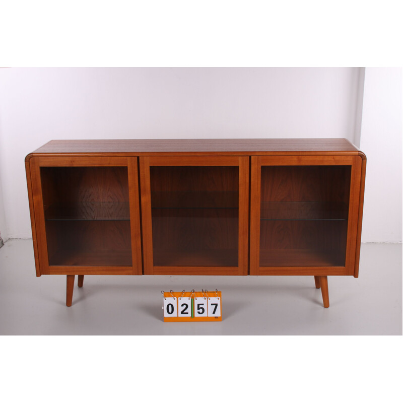 Vintage Sideboard display cabinet with lighting, Denmark 1950s