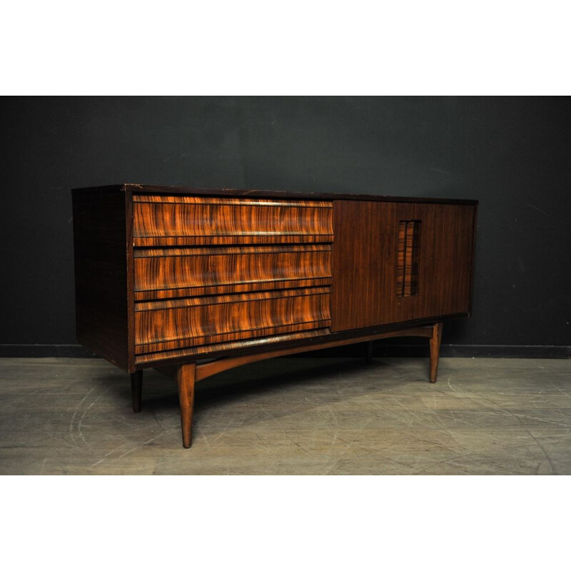 Mid-century sideboard in teak with drawers - 1960s