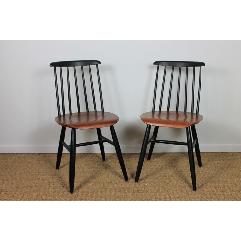 Pair of vintage Fanett chairs by Imari Tapiovaaraa, Finland 1960s