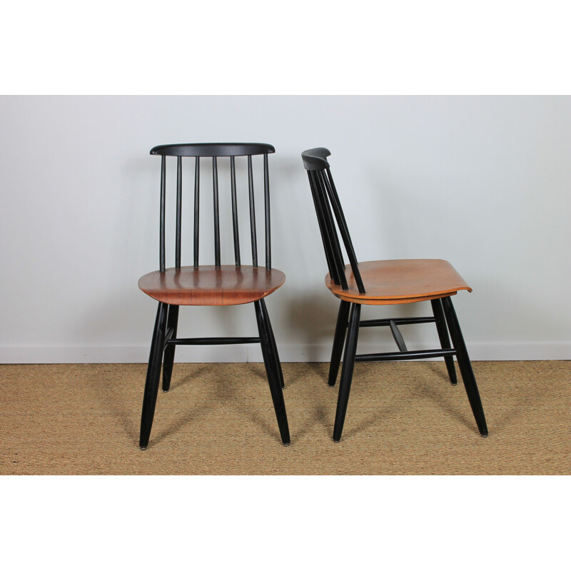 Pair of vintage Fanett chairs by Imari Tapiovaaraa, Finland 1960s
