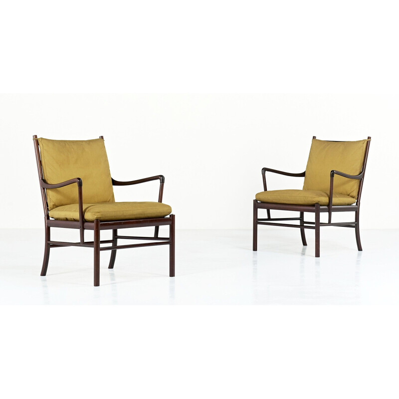 Pair of vintage armchairs "PJ 149" by Ole Wanscher for Poul Jeppesen