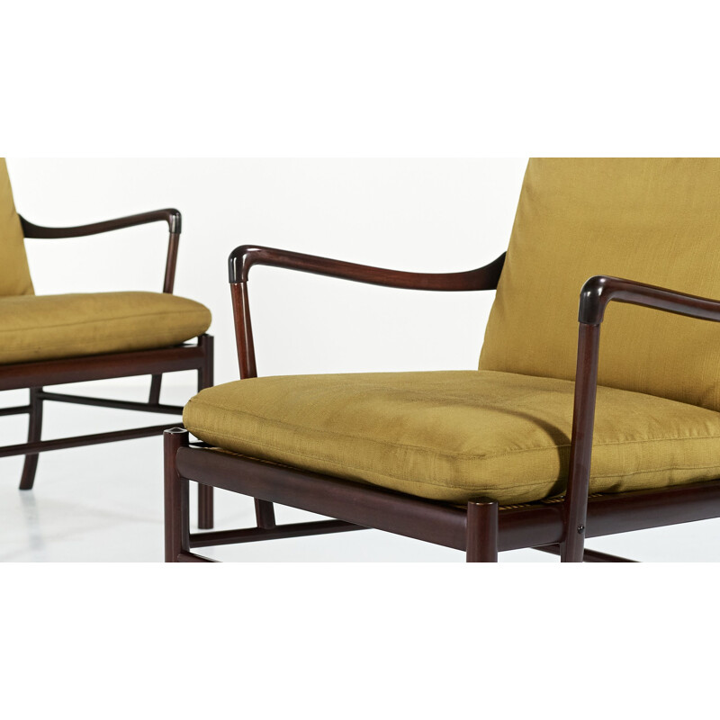Pair of vintage armchairs "PJ 149" by Ole Wanscher for Poul Jeppesen