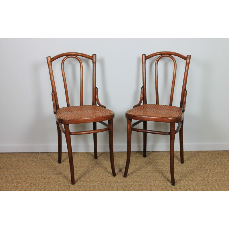 Pair of vintage bistro chairs Thonet, Austria