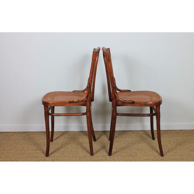 Pair of vintage bistro chairs Thonet, Austria