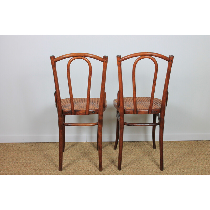 Pair of vintage bistro chairs Thonet, Austria