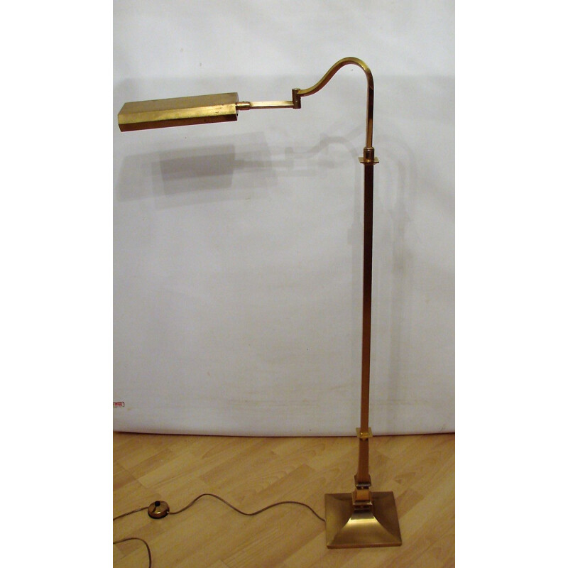 Vintage Banker's Floor Lamp 1960s