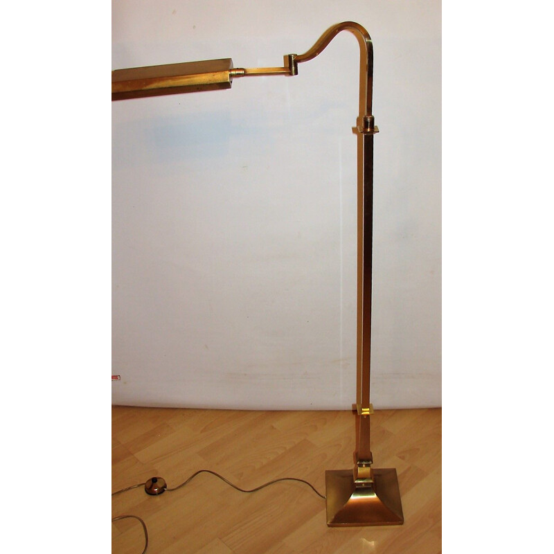 Vintage Banker's Floor Lamp 1960s