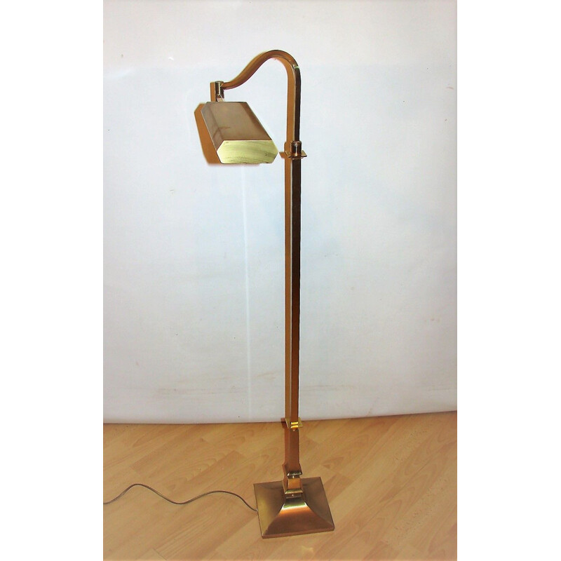 Vintage Banker's Floor Lamp 1960s