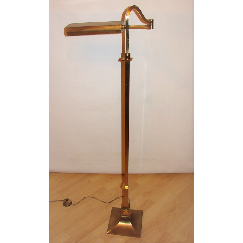 Vintage Banker's Floor Lamp 1960s