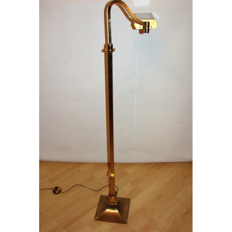 Vintage Banker's Floor Lamp 1960s