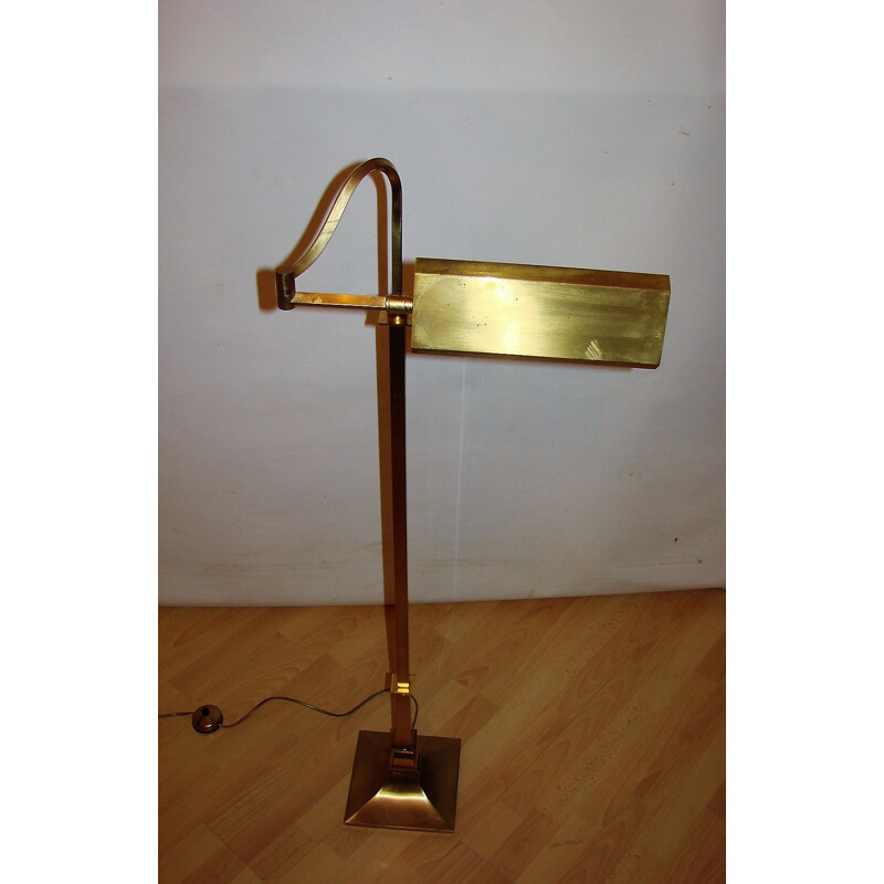 Vintage Banker's Floor Lamp 1960s