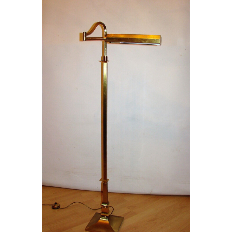 Vintage Banker's Floor Lamp 1960s