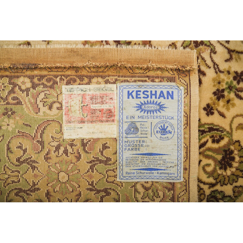 Alfombra vintage Keshan para Adoros 1960