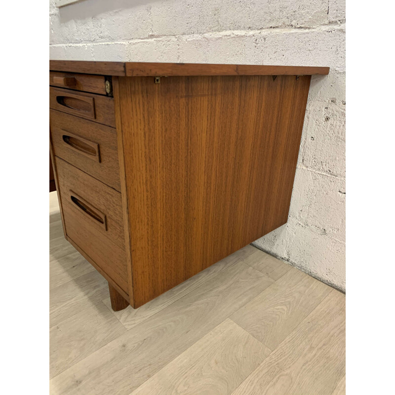 Vintage teak desk Ordo 1960s