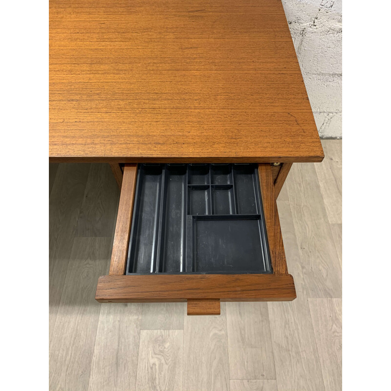 Vintage teak desk Ordo 1960s