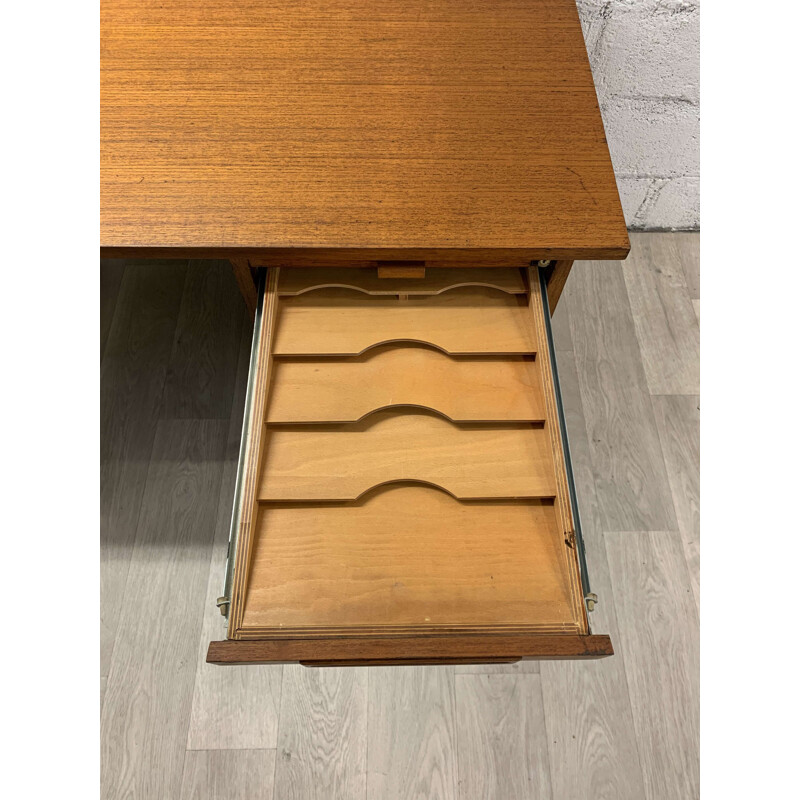 Vintage teak desk Ordo 1960s