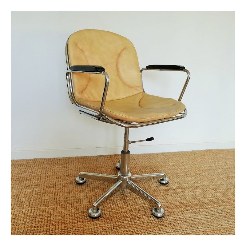 Vintage office armchair "fil" by Gastone Rinaldi