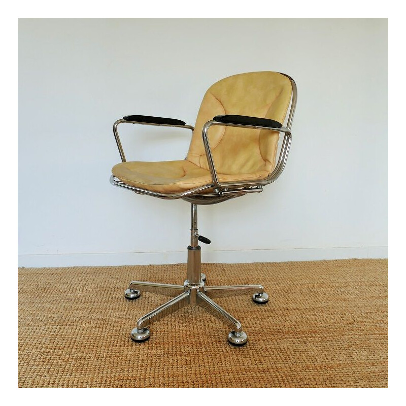 Vintage office armchair "fil" by Gastone Rinaldi