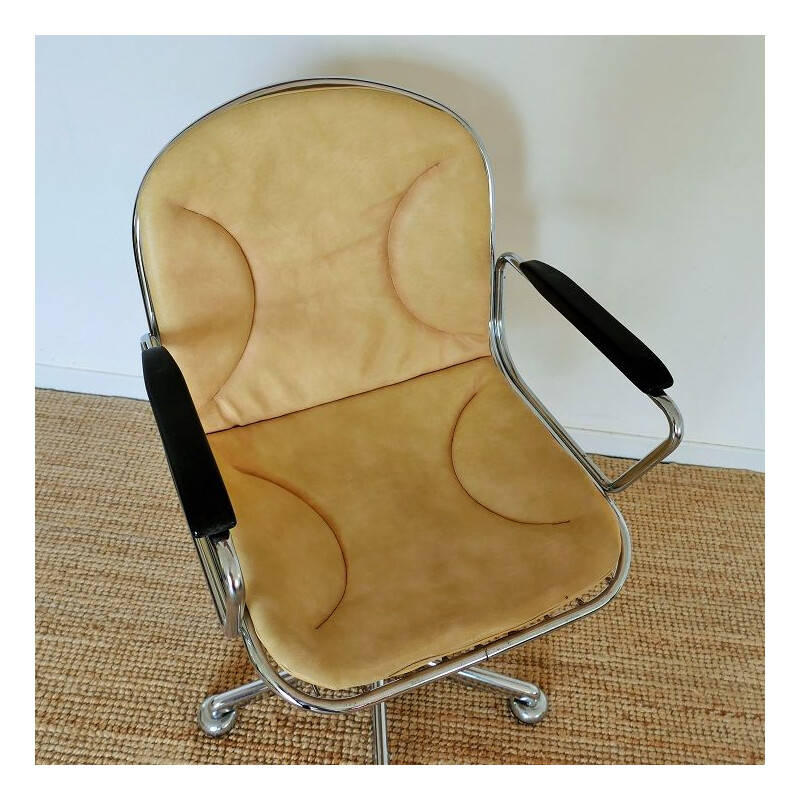 Vintage office armchair "fil" by Gastone Rinaldi