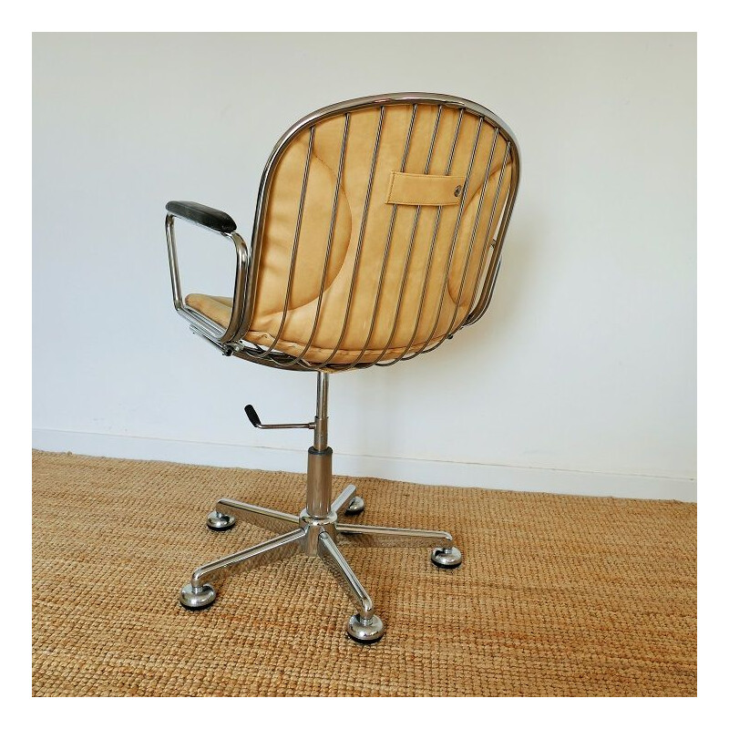 Vintage office armchair "fil" by Gastone Rinaldi