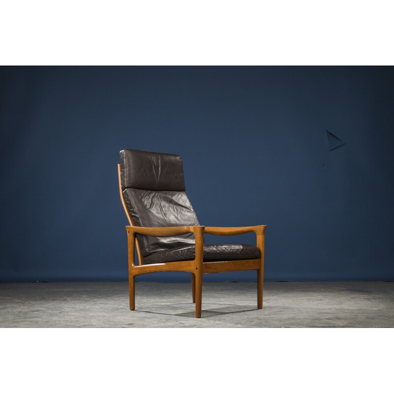 Vintage Teak Lounge Chair to Illum Wikkelso from Glostrup, Danish 1960s