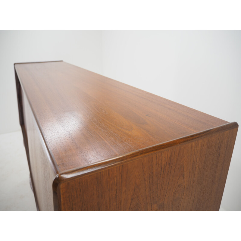 Vintage Teak Highboard, Danish 1960s