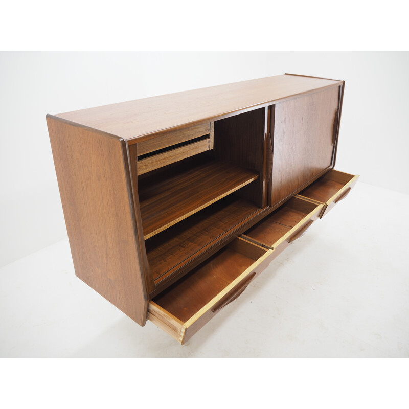 Vintage Teak Highboard, Danish 1960s