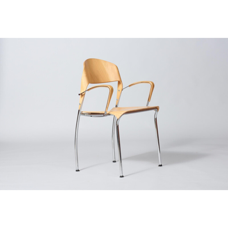 Vintage Krijn Hamelink for CAR Plywood Dining chairs