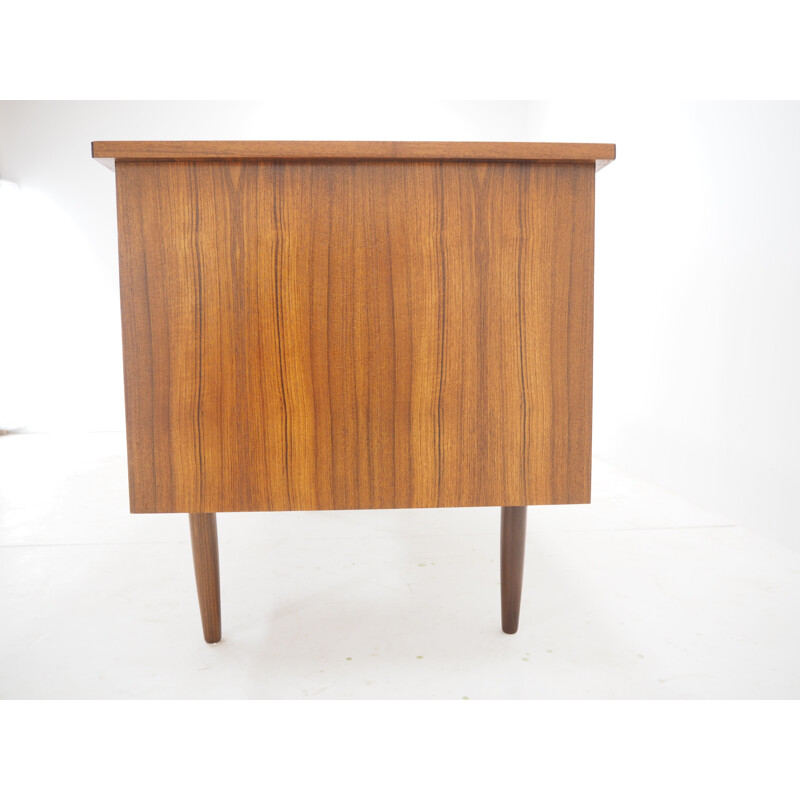 Vintage Teak Free Standing Writing Desk, Denmark 1960s